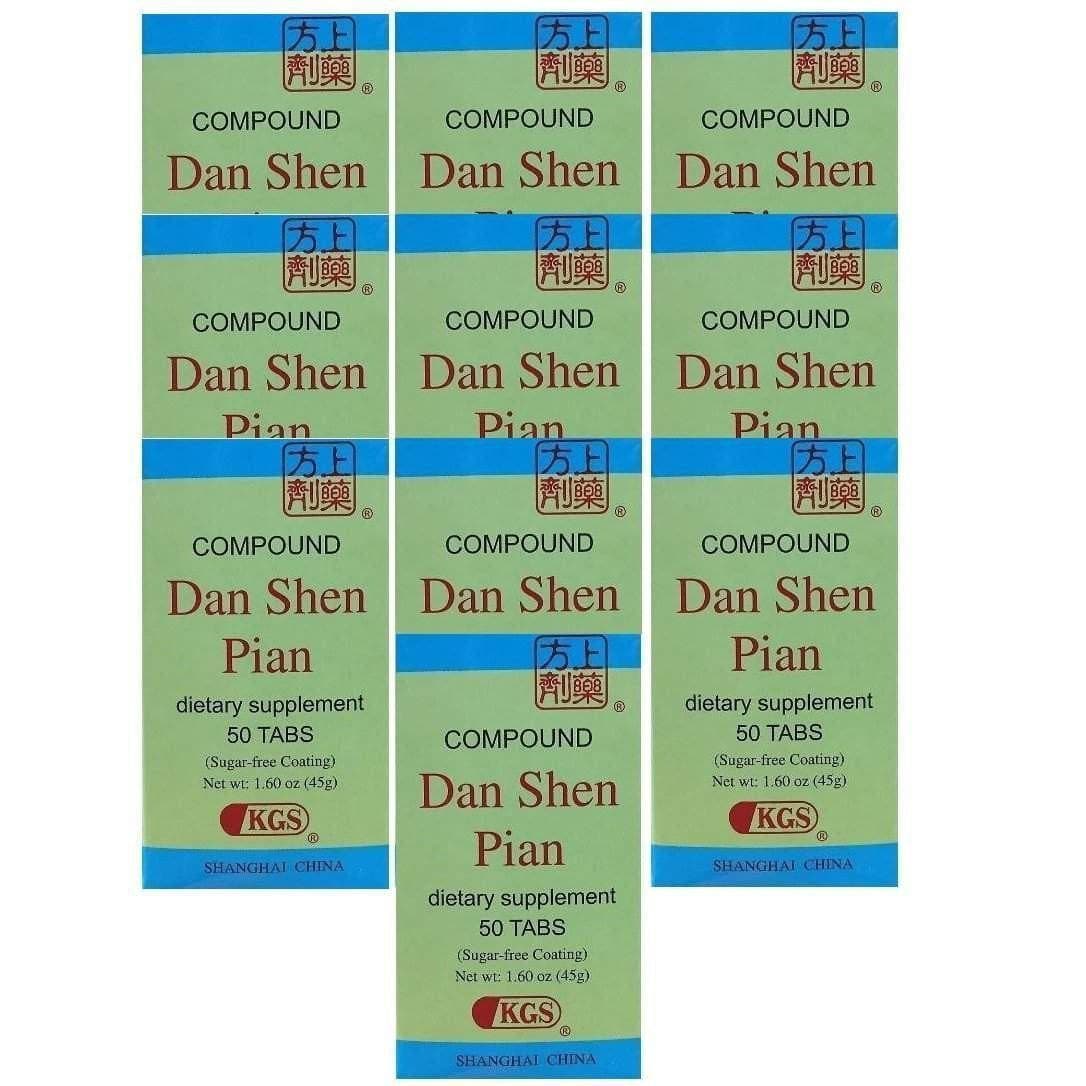 10 Boxes of Compound Fu Fang Dan Shen Pian (50 tablets) - Buy at New Green Nutrition