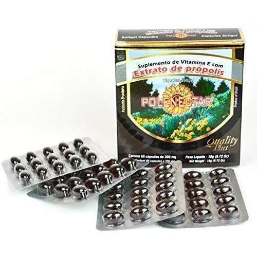 16 Boxes of Polenectar Brazil Green Bee Propolis (60 Softgels) - Buy at New Green Nutrition