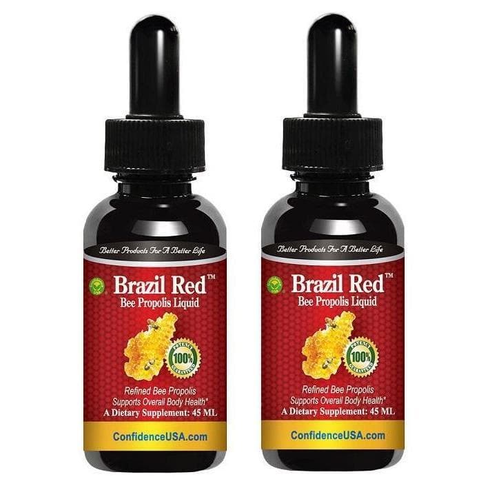 2 Bottles Brazil Red Bee High Concentrate Propolis Liquid (45 ML) - Buy at New Green Nutrition