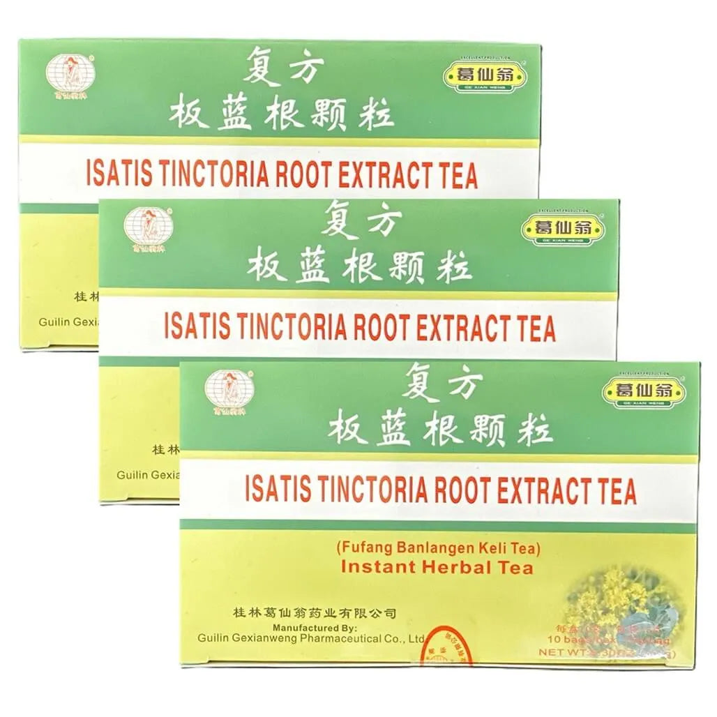 3 Bags Fufang Ban Lan Gen Keli Herbal Tea (10 Packets) – New Green