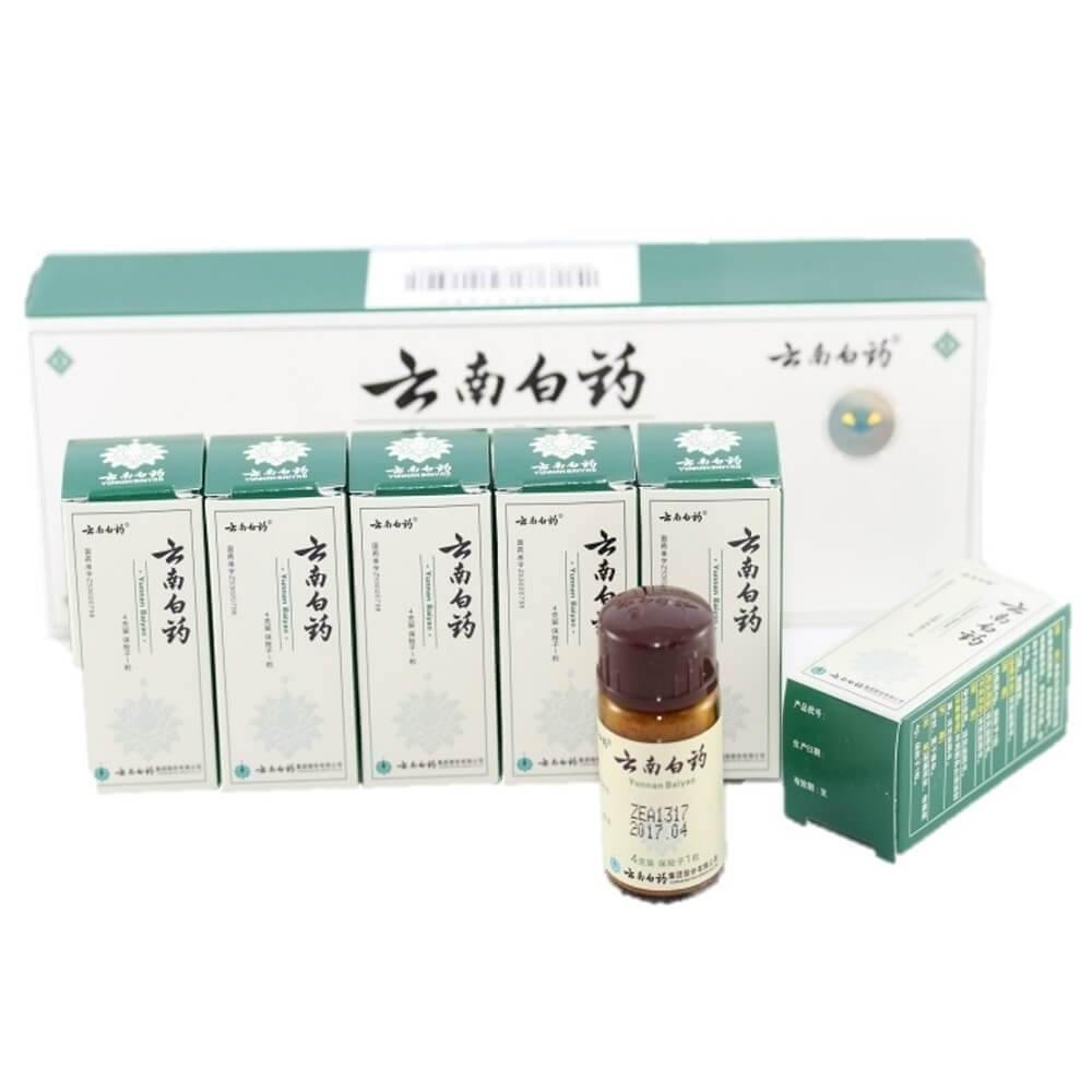 6 Boxes of Yunnan Baiyao Powder (4 Grams) - Buy at New Green Nutrition