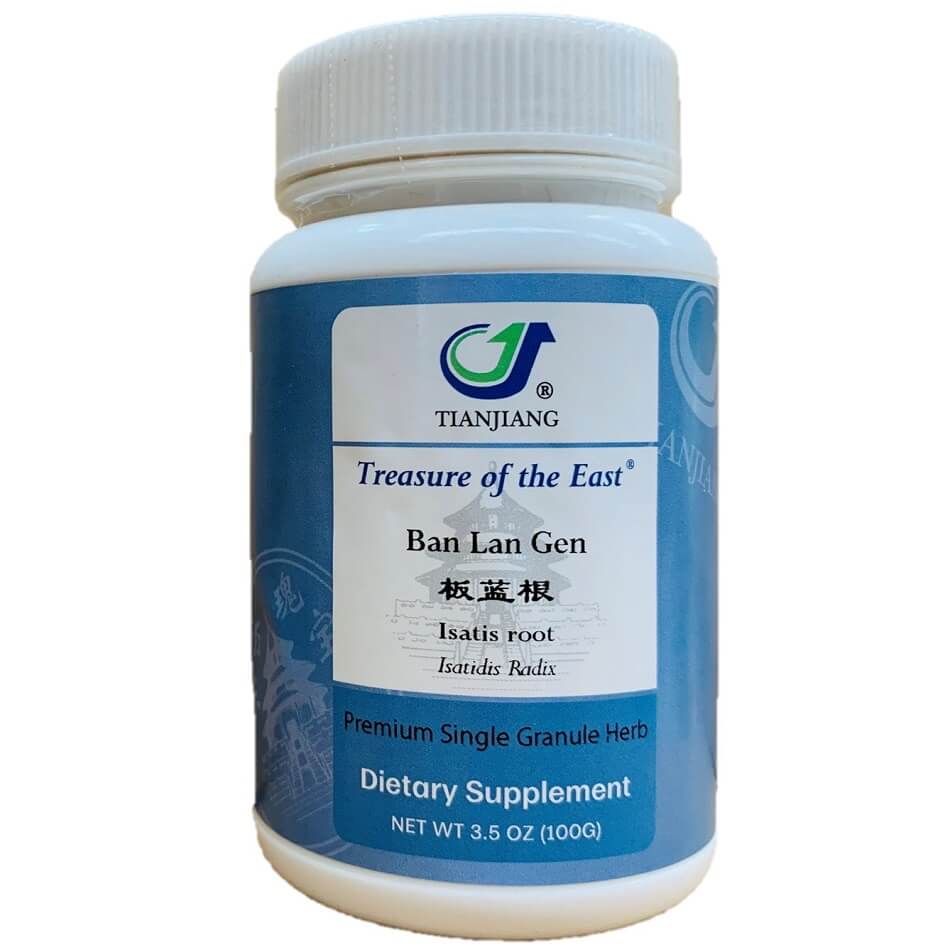 Ban Lan Gen (Isatis Root) Granules 5:1 Concentration (100 Grams) - Buy at New Green Nutrition