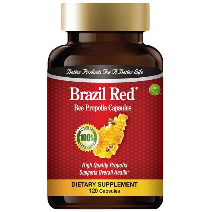 Brazil Red Bee High Concentrate Propolis (120 Capsules) - Buy at New Green Nutrition