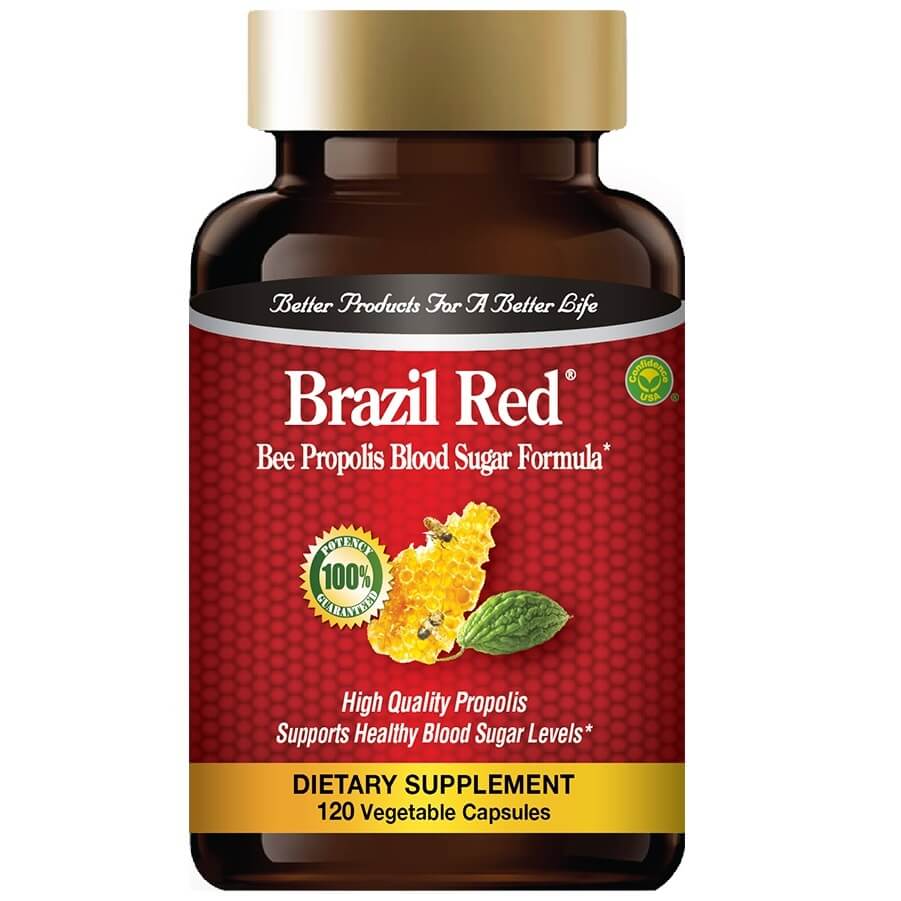 Brazil Red Bee Propolis with Bitter Melon (120 Veggie Capsules) - Buy at New Green Nutrition