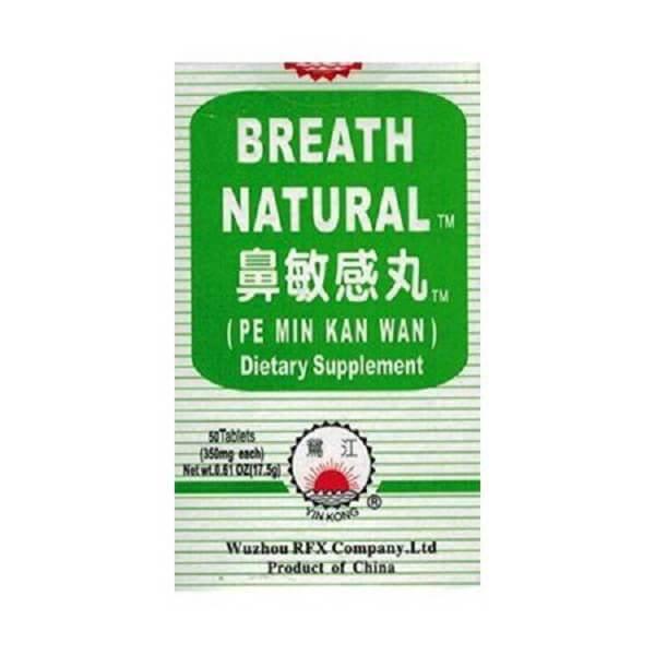 Breath Natural Pe Min Kan Wan (50 Tablets) - Buy at New Green Nutrition