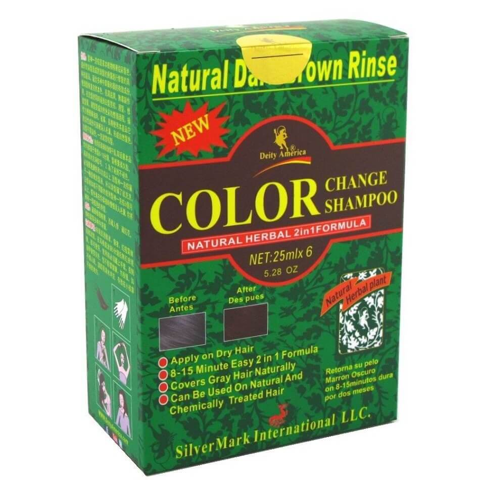 Deity Shampoo Color Change Shampoo 2 in 1 Formula - Dark Brown Color - Buy at New Green Nutrition