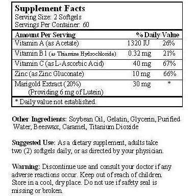 Eye Aid Formula (120 Softgels) - Buy at New Green Nutrition