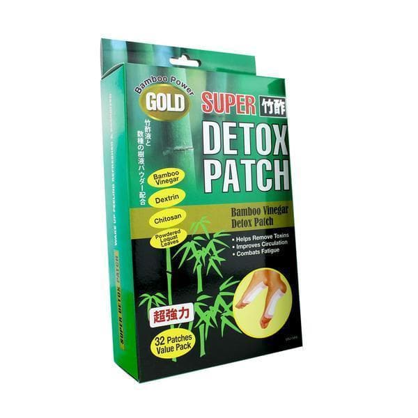 Gold Bamboo Power Foot Deep Cleansing Patch (32 Patches) - Buy at New Green Nutrition