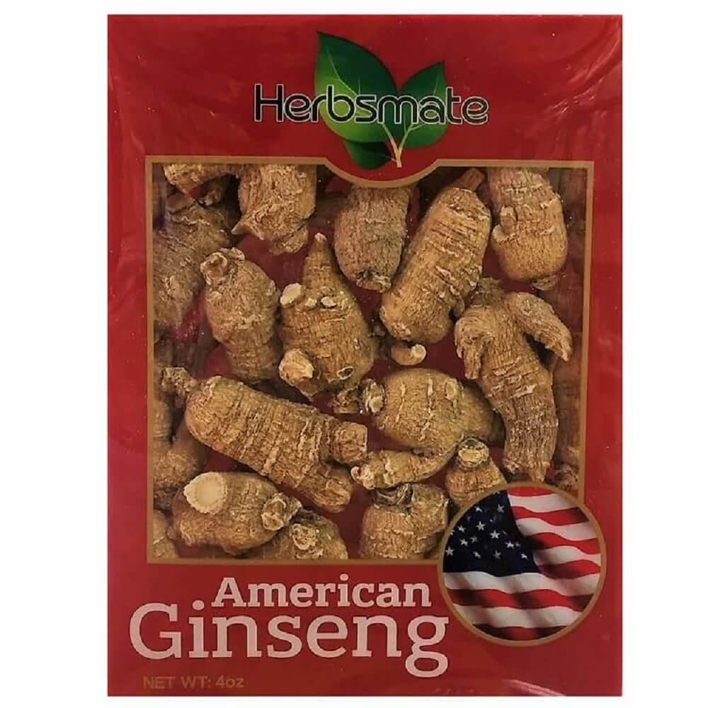 Hand Selected A Grade American Ginseng Root - Medium Round (4 Oz. Box) - Buy at New Green Nutrition