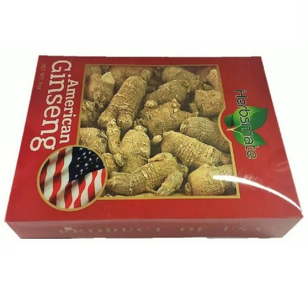 Hand Selected A Grade American Ginseng Root - Medium Round (4 Oz. Box) - Buy at New Green Nutrition