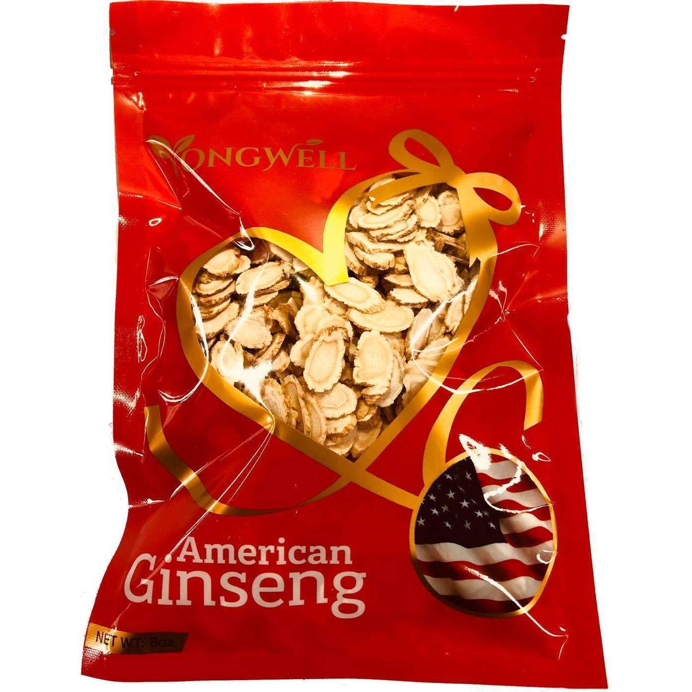 Hand-selected A Grade American Ginseng Slices - Medium Size (Gift Bag） - Buy at New Green Nutrition