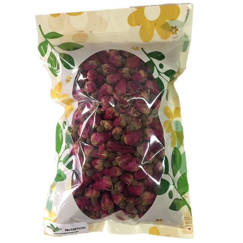 Premium Dried Rose Buds (Jar 4 Oz),100% Pure & Natural Rose Tea.Dried Rose  Petals,法兰西玫瑰花 Edible Rose Flowers for Baking,Gift,Crafting,Wedding Etc.