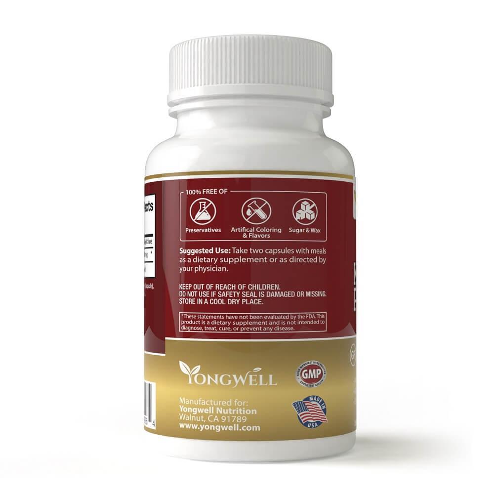 Korean Panax Ginseng Extra Strength 1200mg (100 Veggie Capsules) - Buy at New Green Nutrition