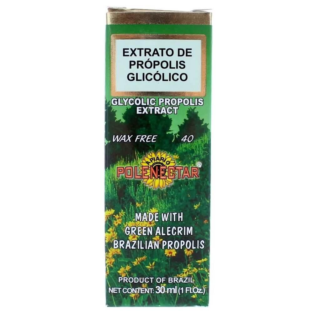 Polenectar Brazil Green Bee Propolis Extract Wax Free 40 (30ml) - Buy at New Green Nutrition