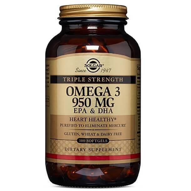 Solgar Triple Strength Omega 3 EPA & DHA 950 MG (100 Softgels) - Buy at New Green Nutrition