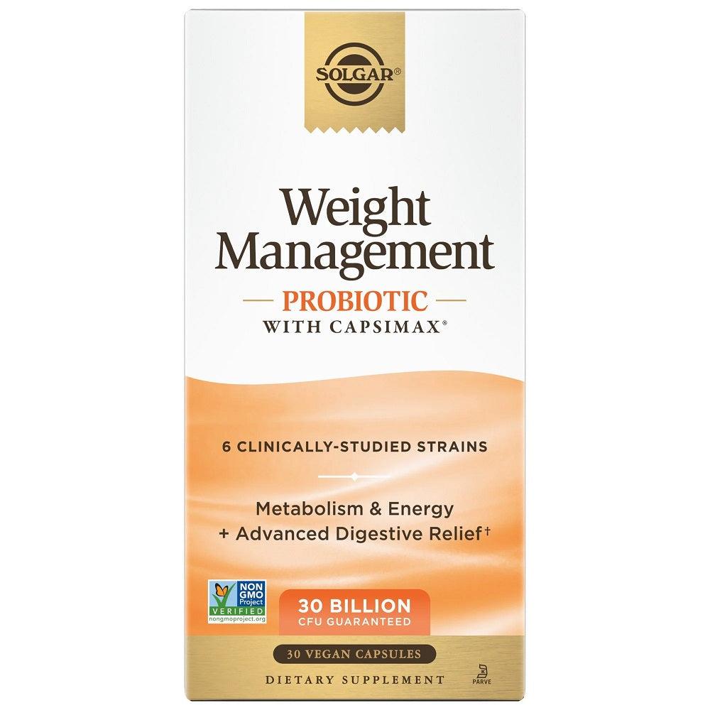 Solgar Weight Management Probiotic (30 Vegan Capsule) - Buy at New Green Nutrition