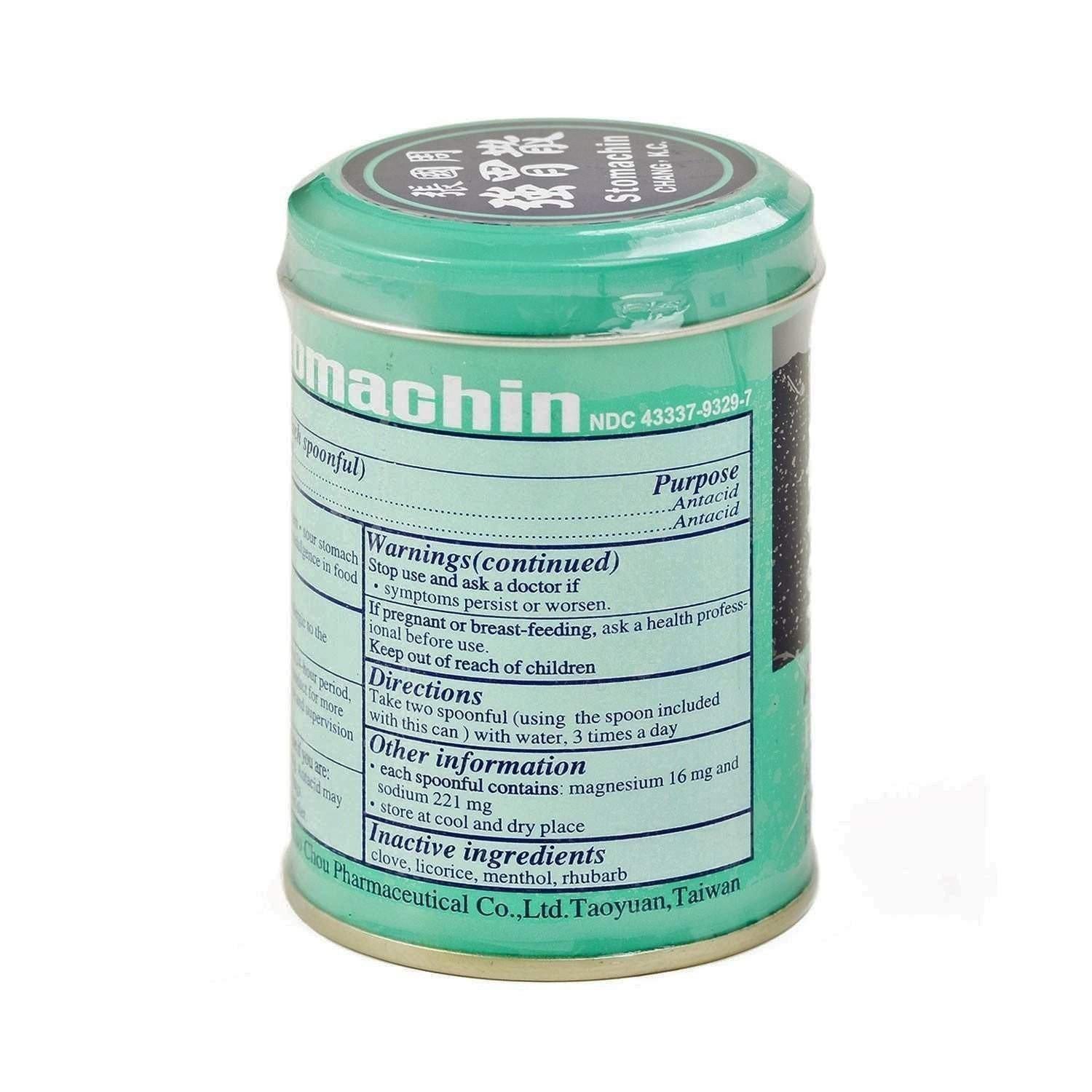Stomachin Antacid Powder - Small Can (3.3oz) - Buy at New Green Nutrition