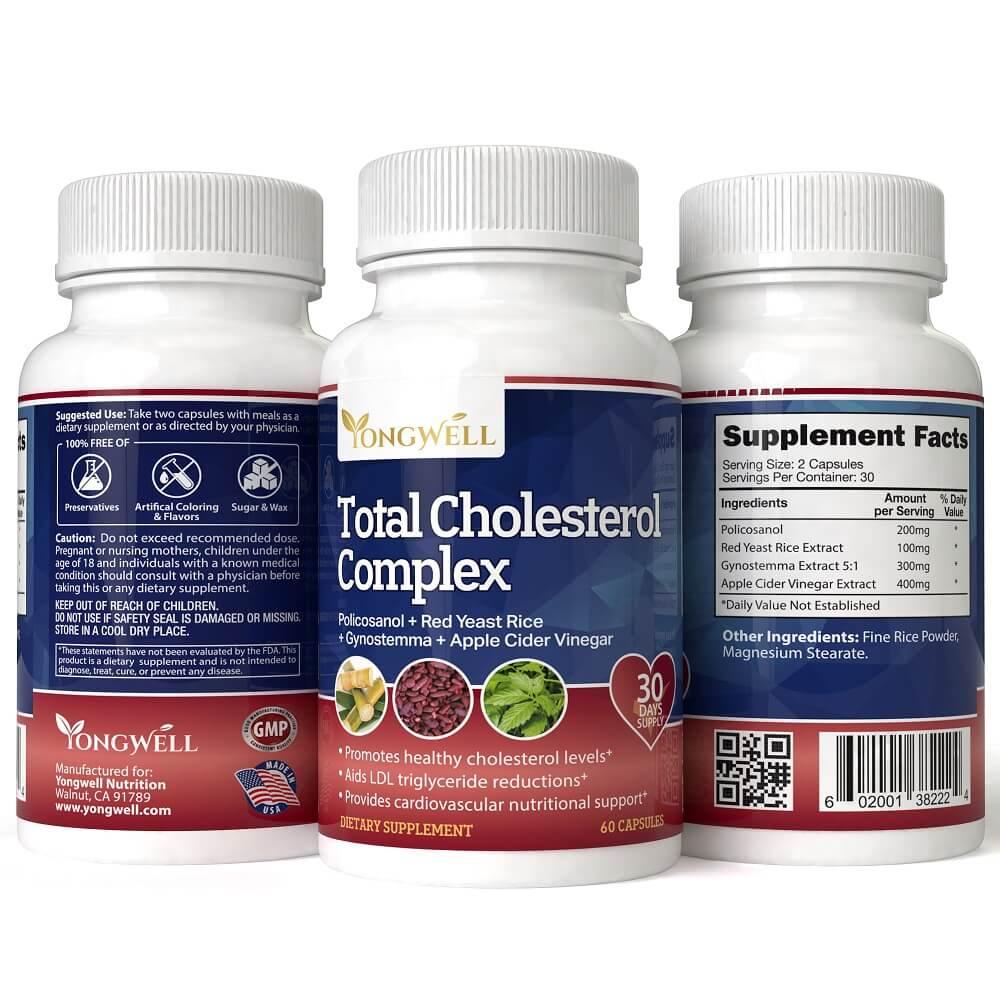 Total Cholesterol Complex, Promote Optimal Cholesterol Level (60 Capsules) - Buy at New Green Nutrition