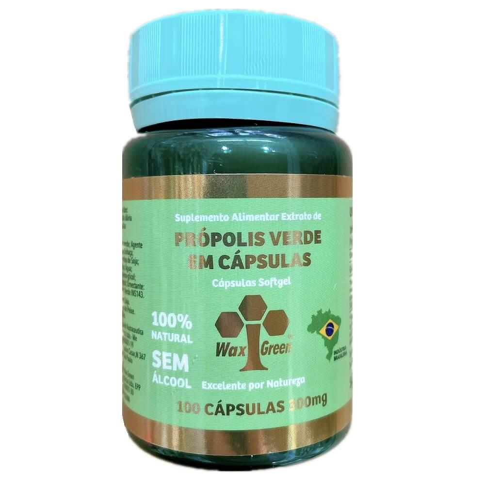 Wax Green Bee Propolis with Vitamin C+E 300mg (100 Capsules) - Buy at New Green Nutrition