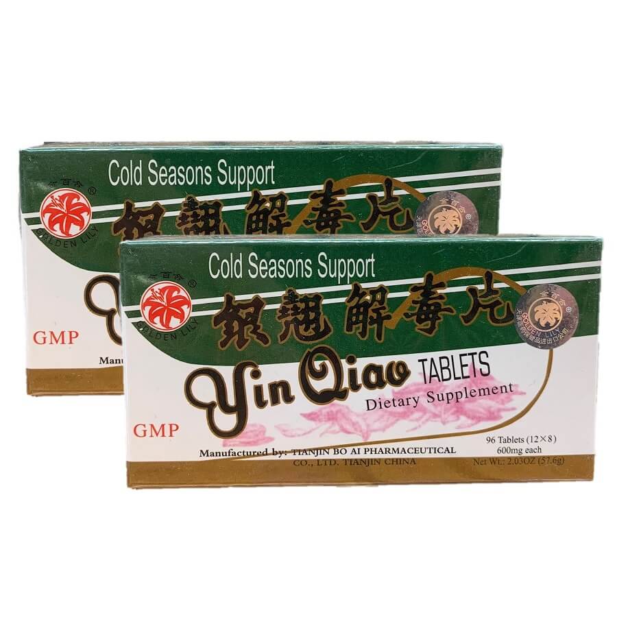 Yin Qiao, Yin Chiao Chieh Tu Pien, Extra Strength 600mg (96 Tablets) - 2 Bottles - Buy at New Green Nutrition