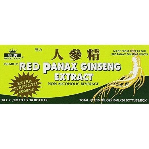 Royal King Red Panax Ginseng Extract 6000mg (30 Vials X 10ml) - 3 Boxes - Buy at New Green Nutrition