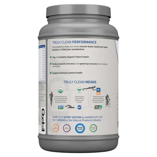 SPORT Organic Plant-Based Protein Vanilla 28.4oz (806g) Powder - Buy at New Green Nutrition