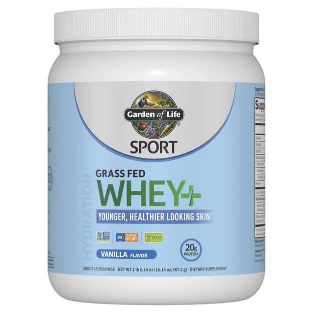 Sport Grass Fed Whey+ Skin Protein Powder - Vanilla - Buy at New Green Nutrition