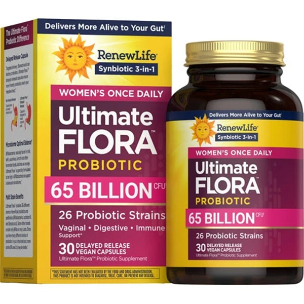 Renew Life Ultimate Flora Women's Once Daily Probiotic 65 Billion