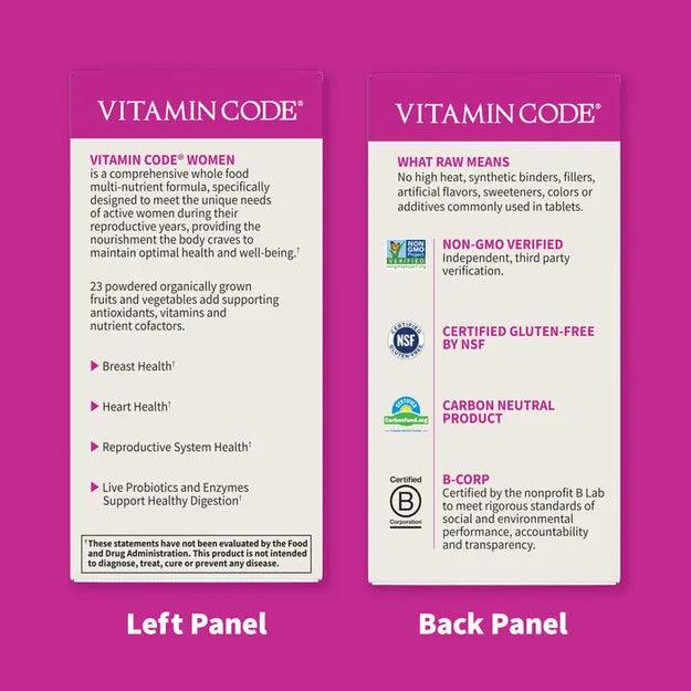 Garden of Life Vitamin Code Women Multivitamin 120 Capsules - Buy at New Green Nutrition