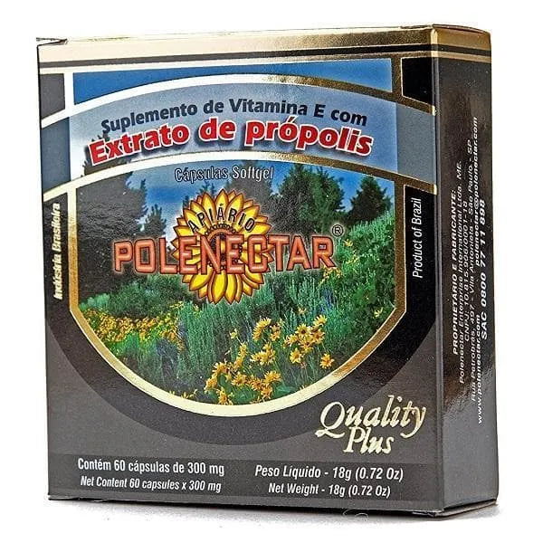 16 Boxes of Polenectar Brazil Green Bee Propolis (60 Softgels) - Buy at New Green Nutrition