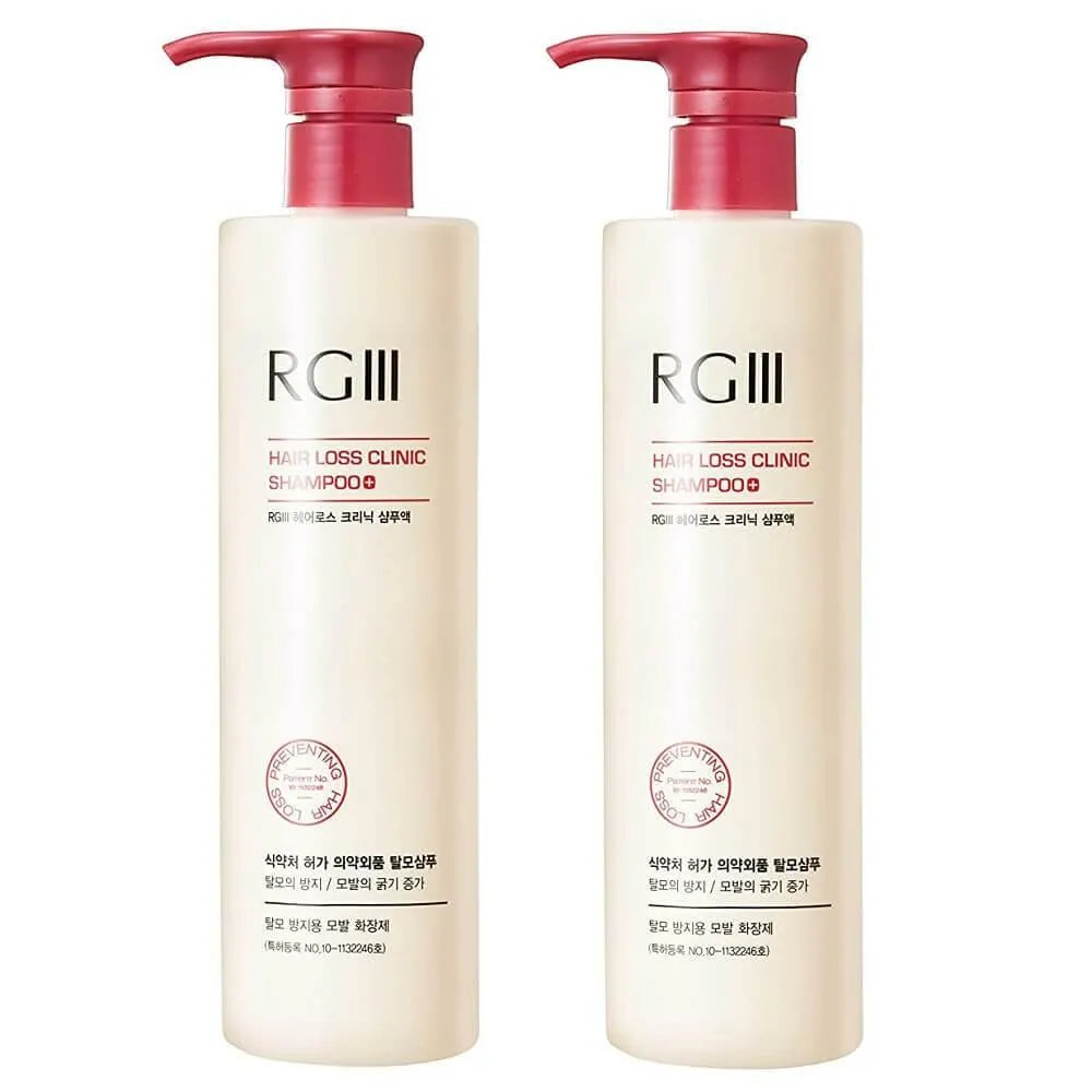 2 Bottles RGIII Hair Regeneration Shampoo with Purified Red Ginseng Saponin (520ml) - Buy at New Green Nutrition