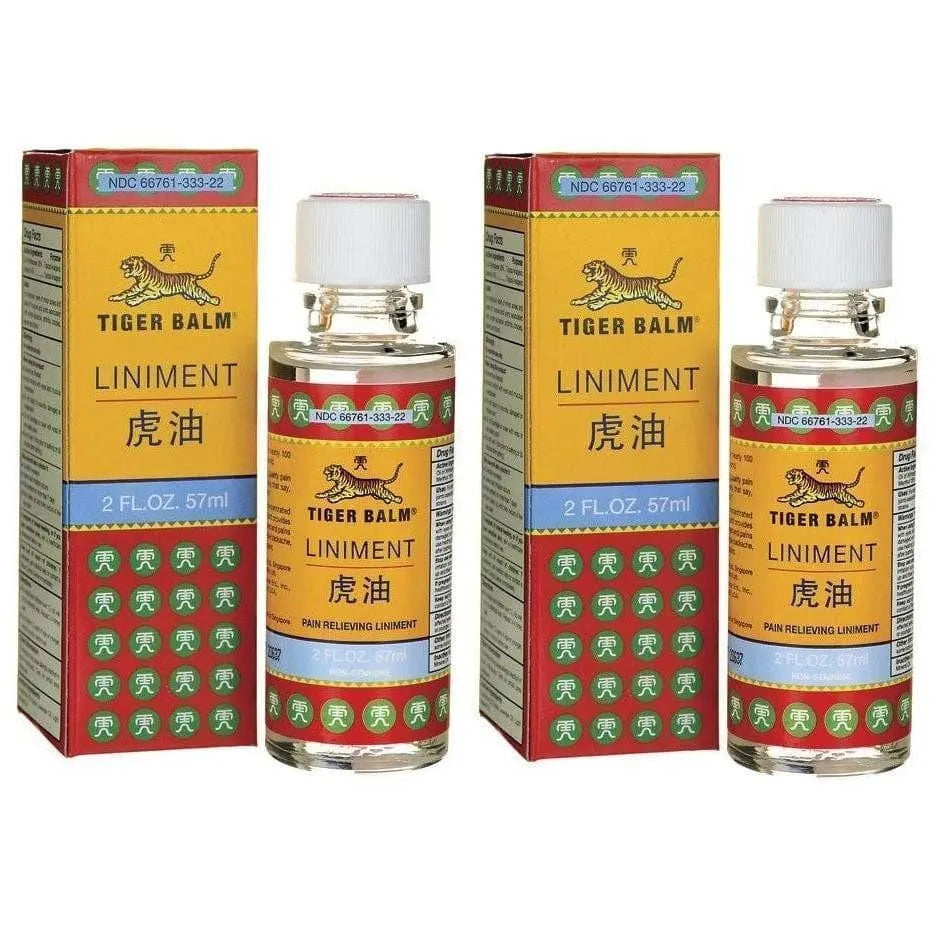 2 Bottles Tiger Balm Liniment (2 fl oz.) - Buy at New Green Nutrition
