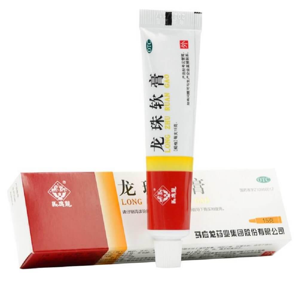 2 Boxes of Ma Ying Long Long Zhu Ruan Gao Cream, Large Size (15 Grams) - Buy at New Green Nutrition