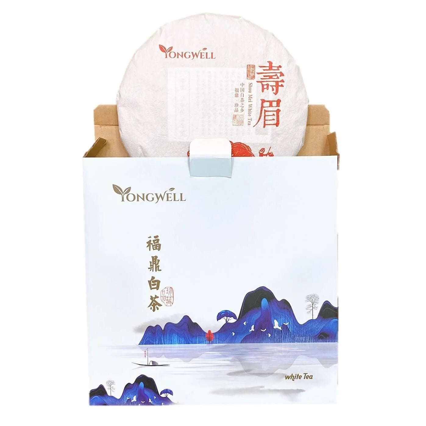 2015 Premium Grade Shou Mei White Tea Cake 350g (12.3oz) + Free Tea Knife - Buy at New Green Nutrition