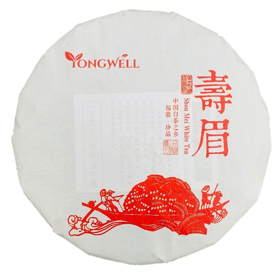 2015 Premium Grade Shou Mei White Tea Cake 350g (12.3oz) + Free Tea Knife - Buy at New Green Nutrition