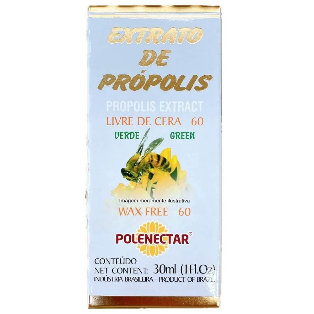 24 Bottles of Polenectar Brazil Green Bee Propolis Extract Wax Free 60 (30mL) - Buy at New Green Nutrition