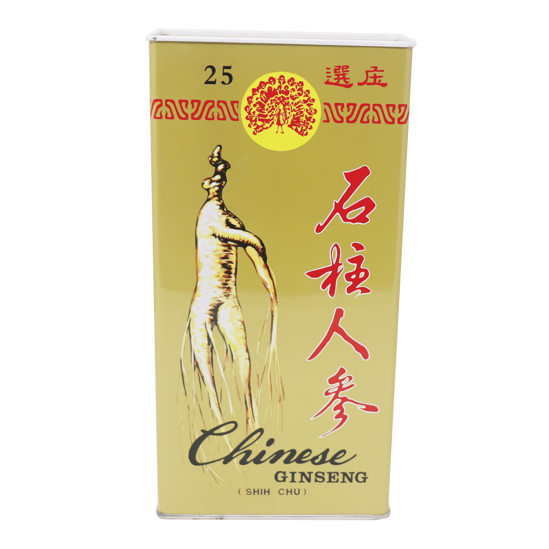 SHIH CHU Chinese GINSENG Medium Size (25pieces/600g)