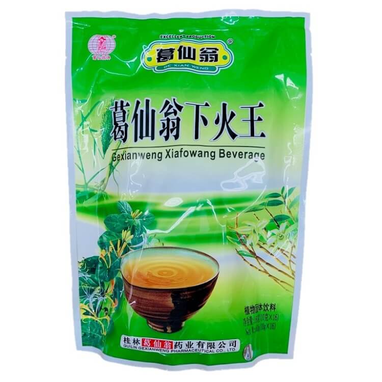 3 Bags Ge Xian Weng Xiafowang Herbal Tea (16 Packets) - Buy at New Green Nutrition