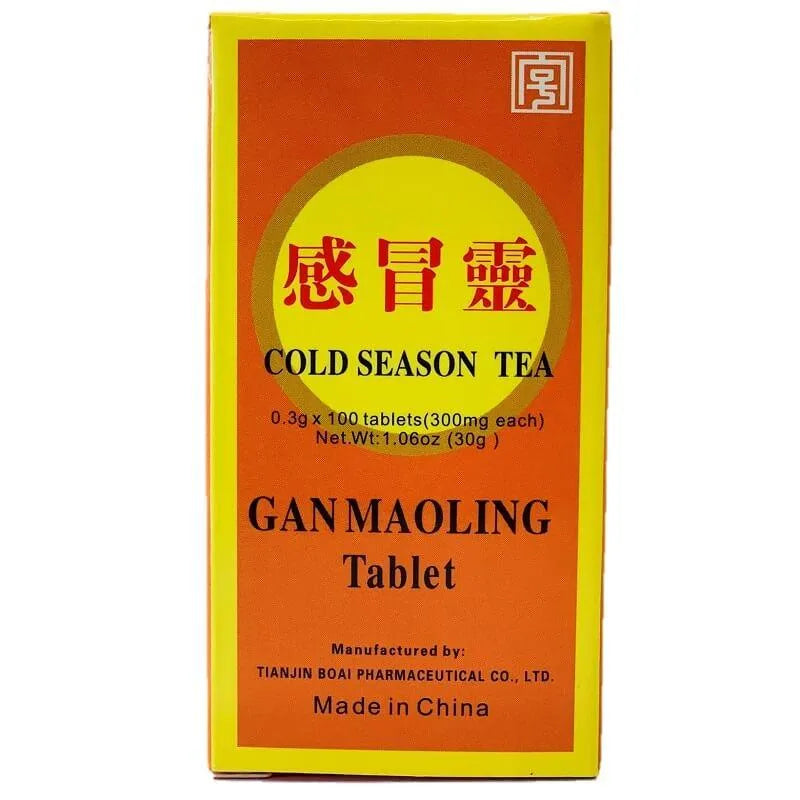 3 Bottles Gan Mao Ling (100 Tablets) - Buy at New Green Nutrition