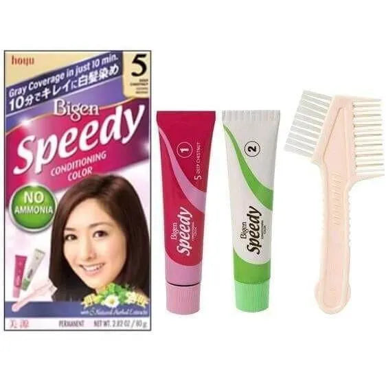 3 Boxes of Bigen Speedy Kit With Brush (#4, #5,#6 or #7) - Buy at New Green Nutrition