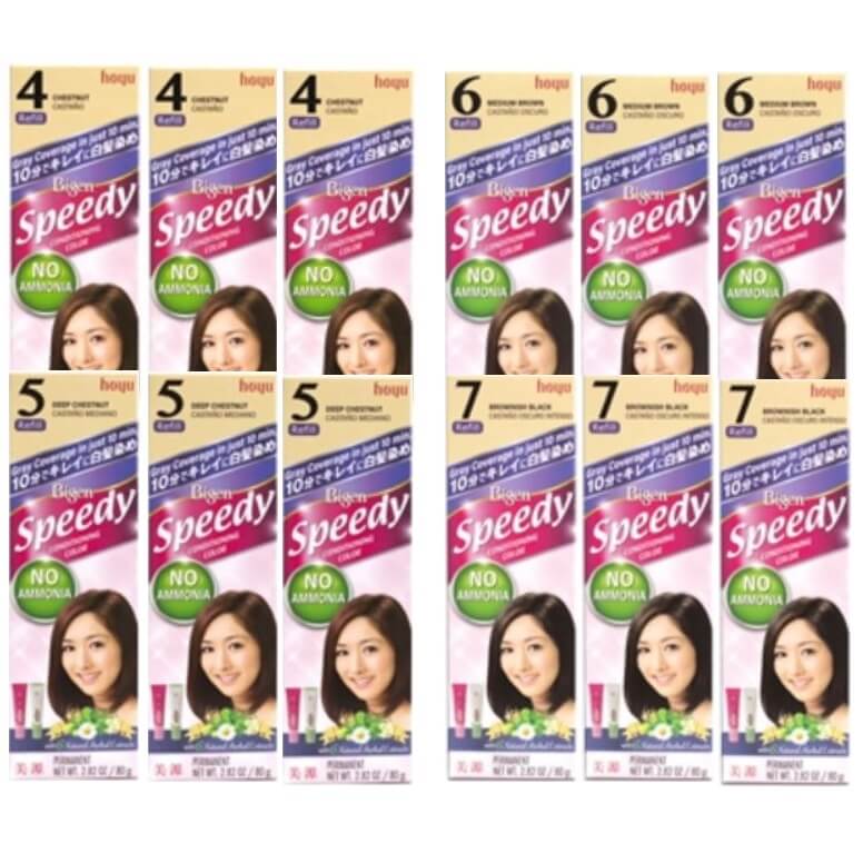 3 Boxes of Bigen Speedy Refill (#4, #5,#6 or #7) - Buy at New Green Nutrition