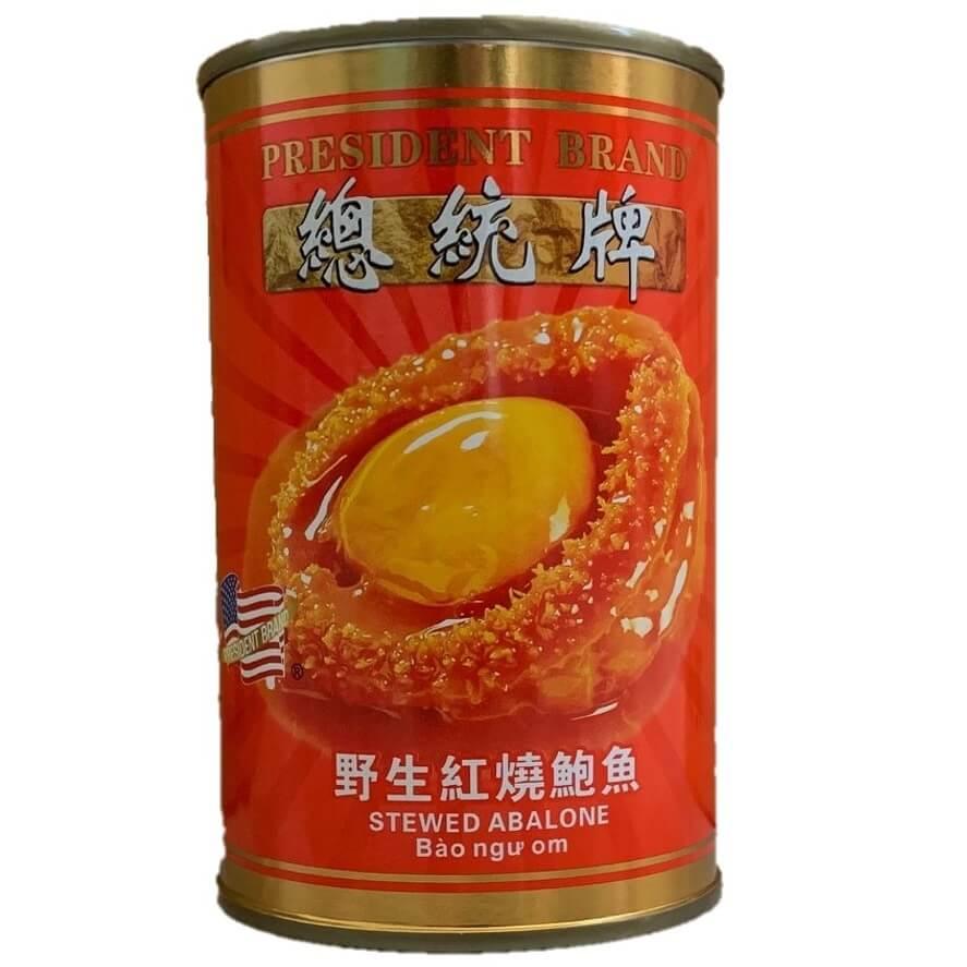 3 Cans President Brand Stewed Abalone (15oz.) - Buy at New Green Nutrition