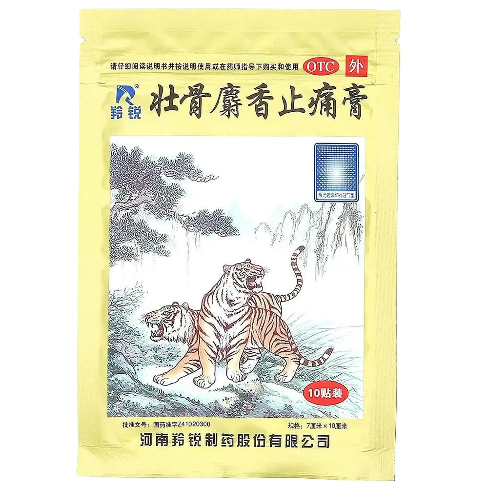 Shexiang Zhuang Gu Gao Pain Relieving Plasters (10 Plasters)
