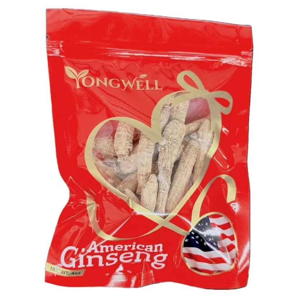 4 Bags Premium American Ginseng Medium Long (4 oz.) - Buy at New Green Nutrition
