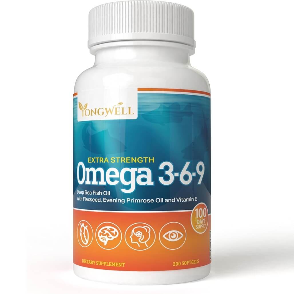 4 Bottles Extra Strength Omega 3-6-9 Fish Oil (200 Softgels) - Buy at New Green Nutrition
