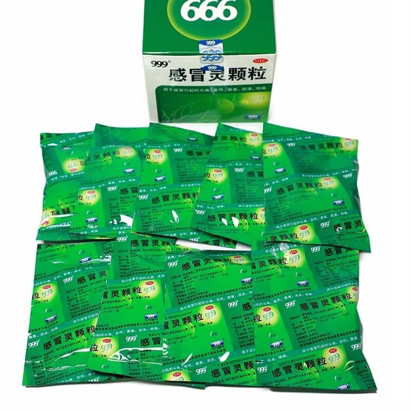 4 Boxes 999 Gan Mao Ling, Cold Remedy Granular 10g (9 Bags) - Buy at New Green Nutrition