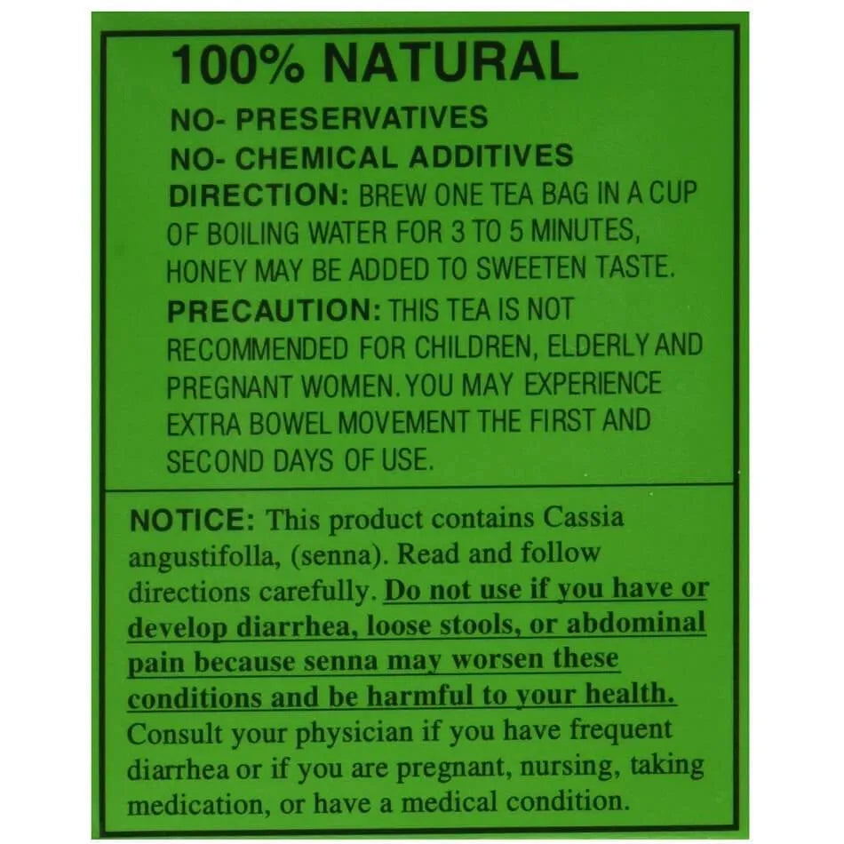 4 Boxes California Dieters' Tea, Extra Strength (20 Tea Bags) - Buy at New Green Nutrition