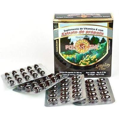 4 Boxes Polenectar Brazil Green Bee Propolis (60 Softgels) + 1 WF 60 Bee Propolis Free - Buy at New Green Nutrition