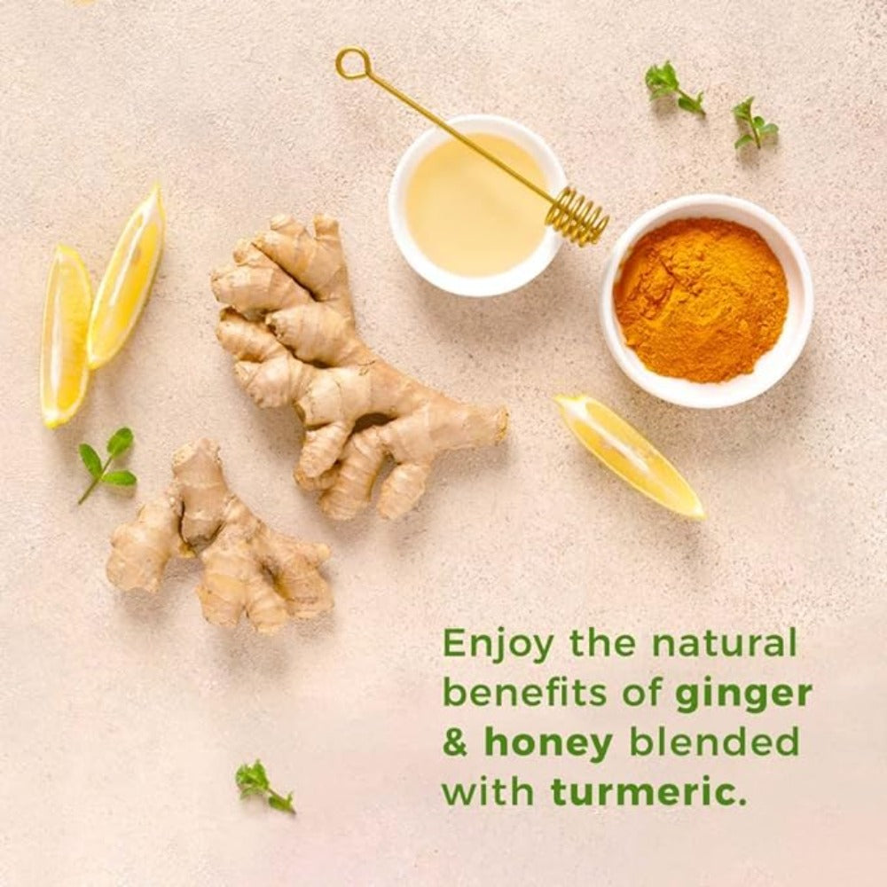 Prince of Peace Instant Ginger Honey Crystals with Turmeric (25 Sachets) - Buy at New Green Nutrition