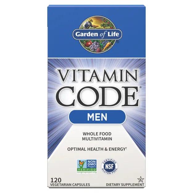 Garden of Life Vitamin Code Men Multivitamin 120 Capsules - Buy at New Green Nutrition